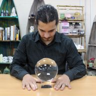 Křišťálová Koule na Stojaně - 150 mm