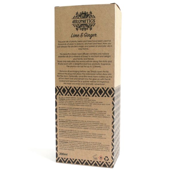 Citrón & Zázvor Difuzér s Esenciálním Olejem - 200 ml