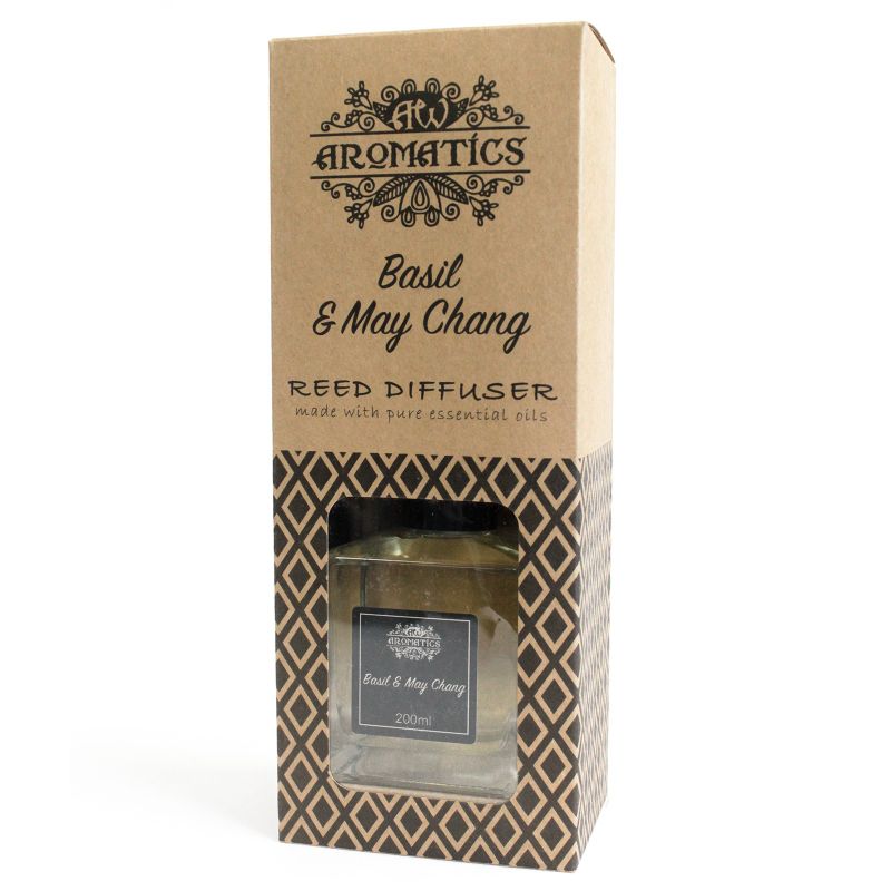 Bazalka & May Chang Difuzér s Esenciálním Olejem - 200 ml