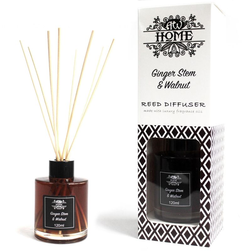 Domácí Vonný Difuzér -Zázvor a Ořech 120ml
