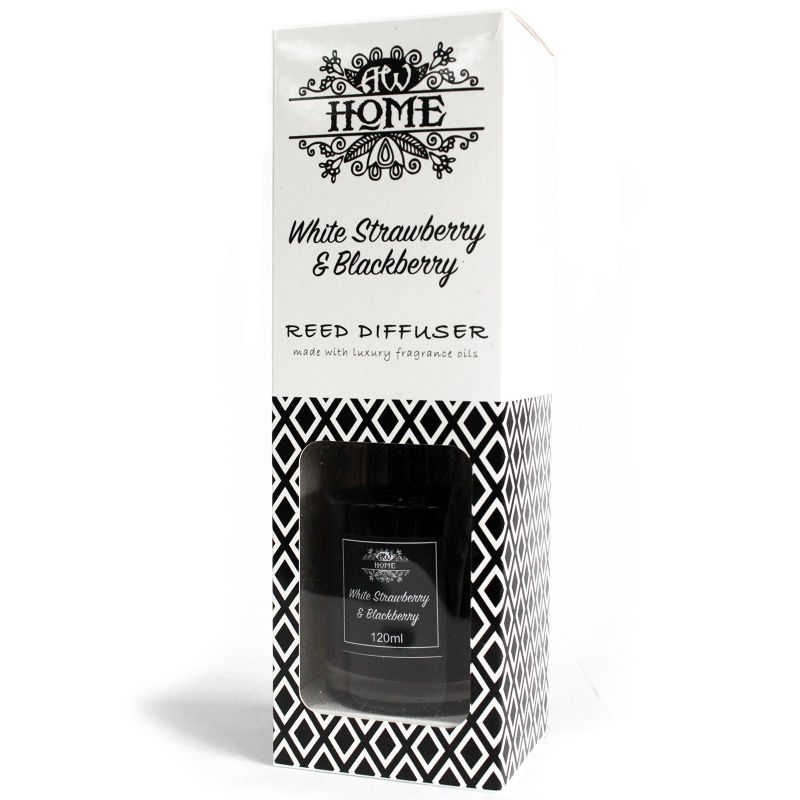 Domácí Vonný Difuzér - Bílá Jahoda a Ostružina 120ml