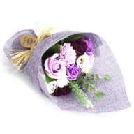 Stojací Mýdlová Kytice - Fialová