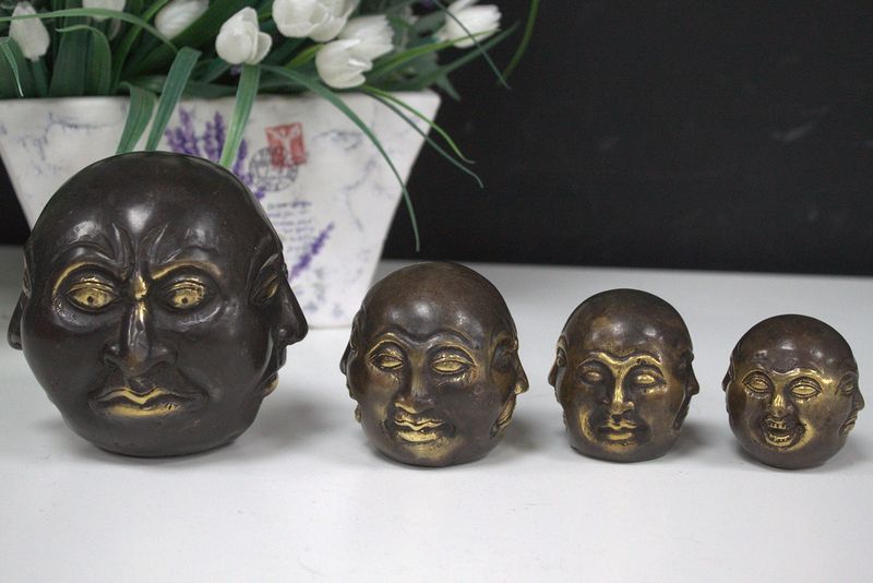 Fengshui - Čtyři Tváře Buddhy - 6cm