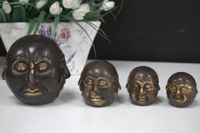 Fengshui - Čtyři Tváře Buddhy - 6cm