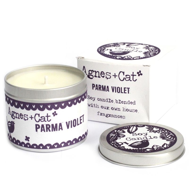 200g Svíčka v Plechovce - Dárkové Balení - Parma Violet