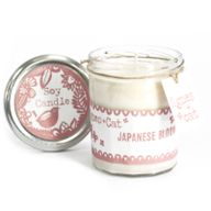 220g Sójová Svíčka v Zavařovací Sklenici - Japonská Květina