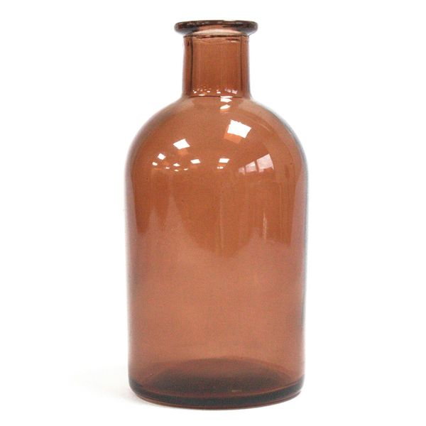 250 ml Oválná Starobylá Difuzní Láhev - Jantarová