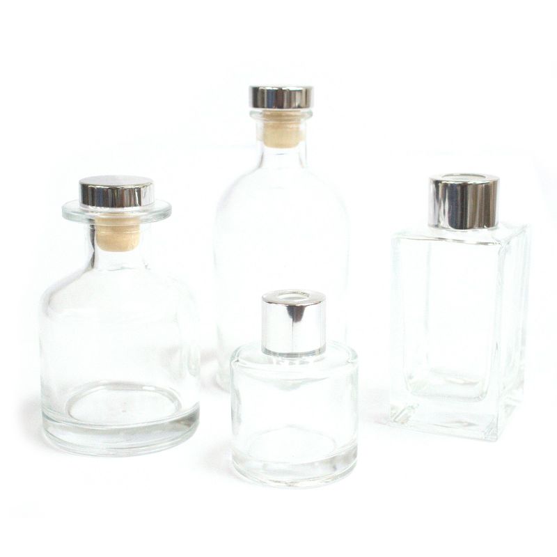 250 ml Oválná Starobylá Difuzní Láhev - Čirá