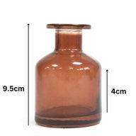 140 ml Oválná Alchymistická Difuzní Láhev - Jantarová