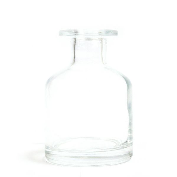 140 ml Oválná Alchymistická Difuzní Láhev - Čirá