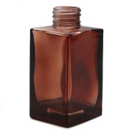 100 ml Čtvercová Vysoká Difuzní Láhev - Jantarová