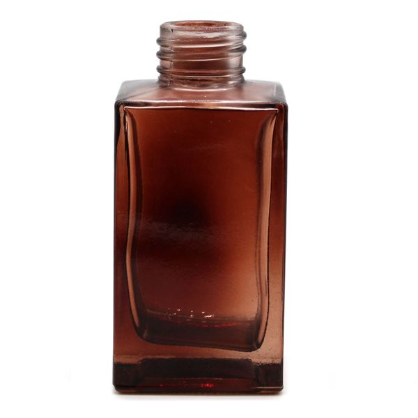 100 ml Čtvercová Vysoká Difuzní Láhev - Jantarová