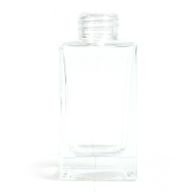 100 ml Čtvercová Vysoká Difuzní Láhev - Čirá