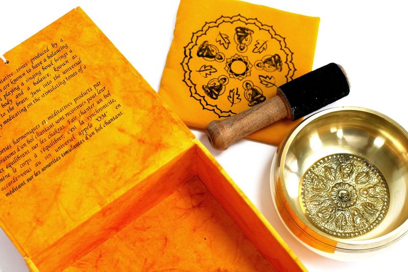 Speciální Sada Meditační Zpívající Misky