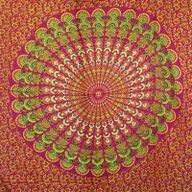 Sarong Mandala - Rubín & Limetka