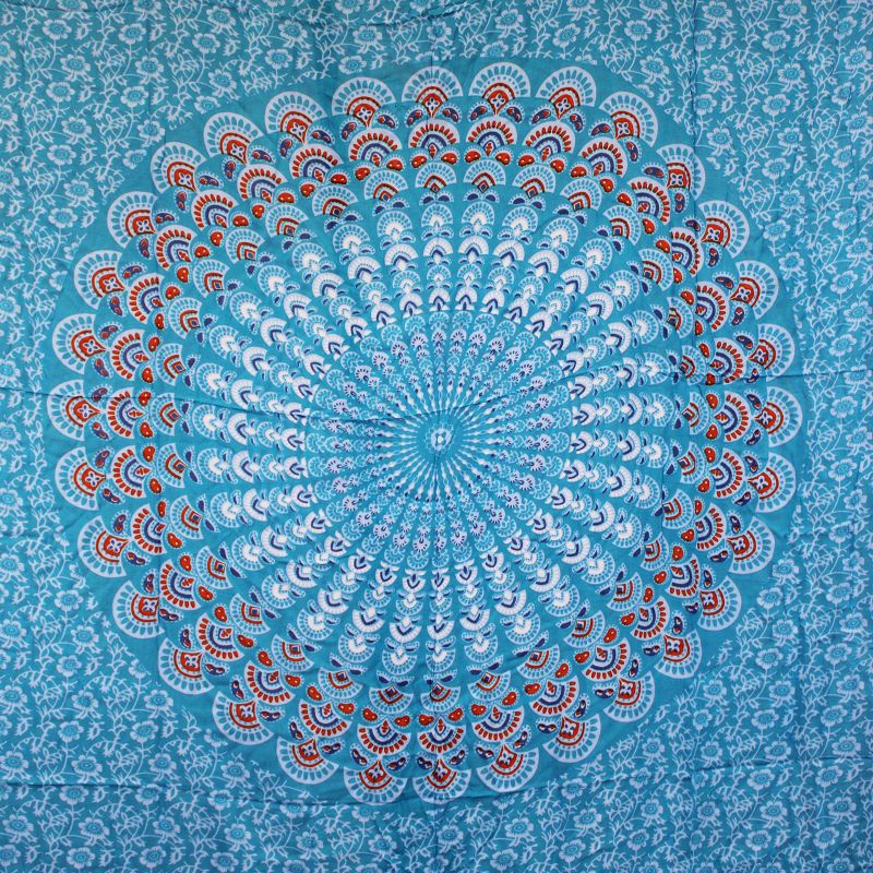 Sarong Mandala - Nebeská & Oranžová