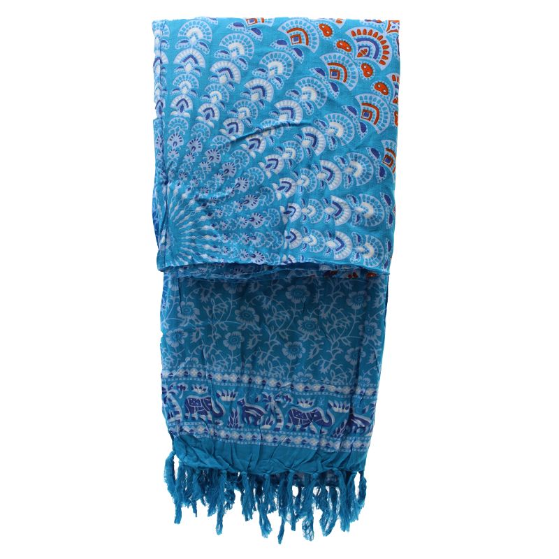 Sarong Mandala - Nebeská & Oranžová