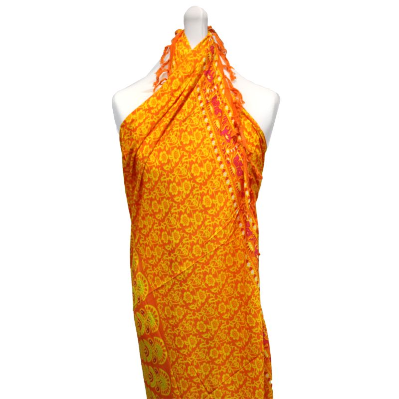 Sarong Mandala - Pomeranč & Limetka