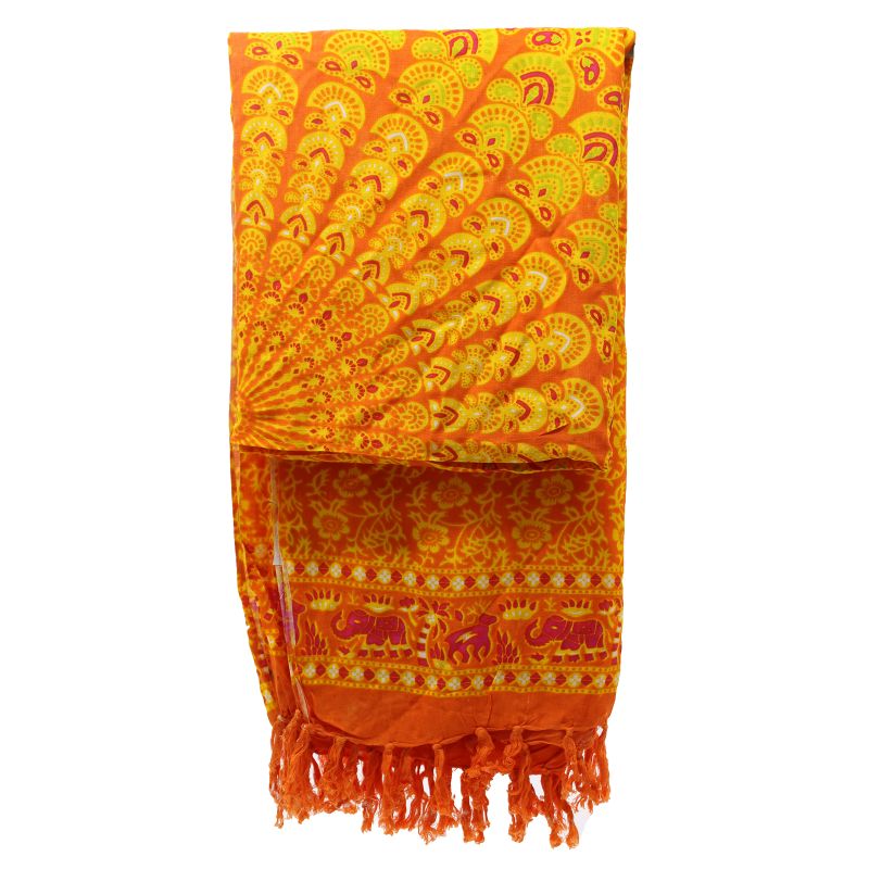 Sarong Mandala - Pomeranč & Limetka