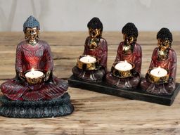 Antický Buddha - Svícen - Oddaná Trojice