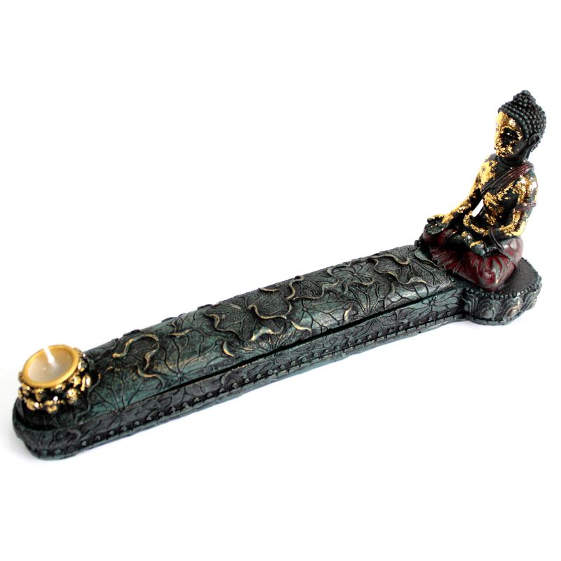 Antický Buddha - Stojan na Vonné Tyčinky