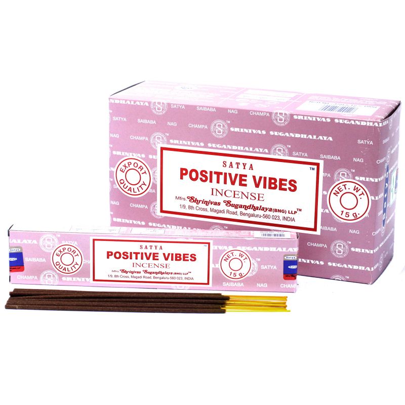 Vonné Tyčinky Satya - 15g - Pozitivní Vibrace