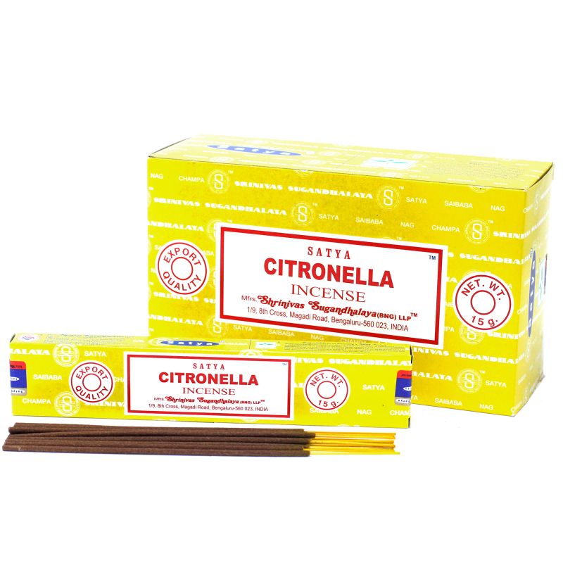 Vonné Tyčinky Satya - 15g - Citronela
