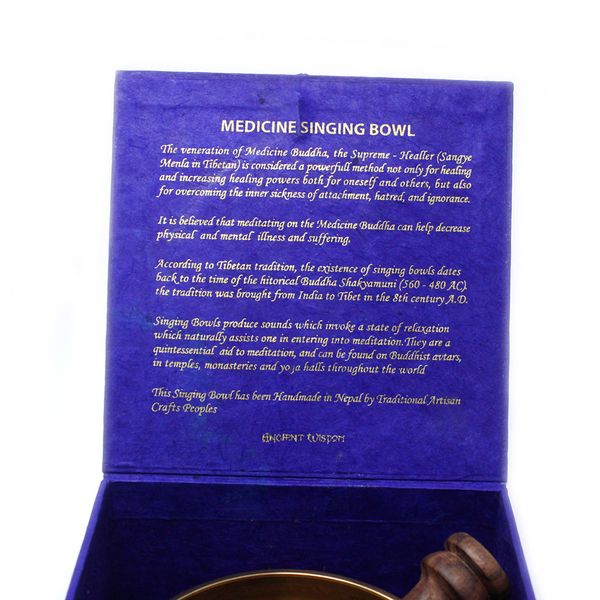 Zpívající Miska - Léčící Buddha - 10 cm, Sada (min. 500 gm)