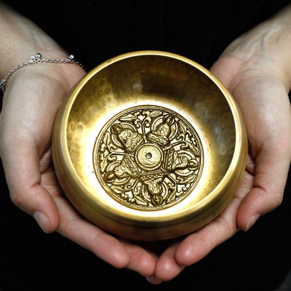 Zpívající Miska - Pět Buddhů - 10 cm, Sada (min. 400 gm)