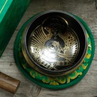 Zpívající Miska - Zelená Tara - 10 cm, Sada (min. 380 gm)