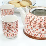 Čajová Souprava Bylinková - Jantar Vzor