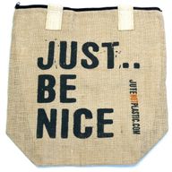 EKO Jutové Tašky - Just Be Nice - 4 různé vzory