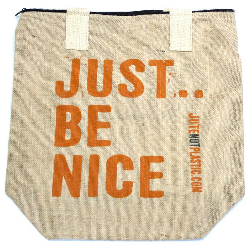 EKO Jutové Tašky - Just Be Nice - 4 různé vzory