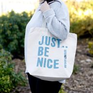 EKO Bavlnněné Tašky - Just Be Nice - 4 různé vzory