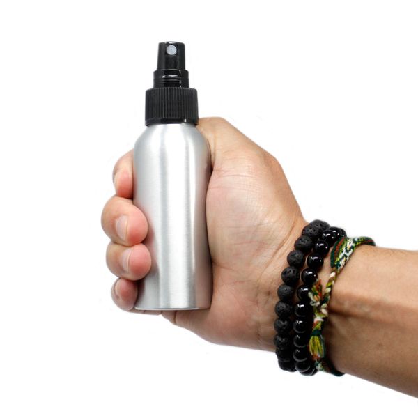 100ml Hliníková Láhev s Rozprašovacím Uzávěrem