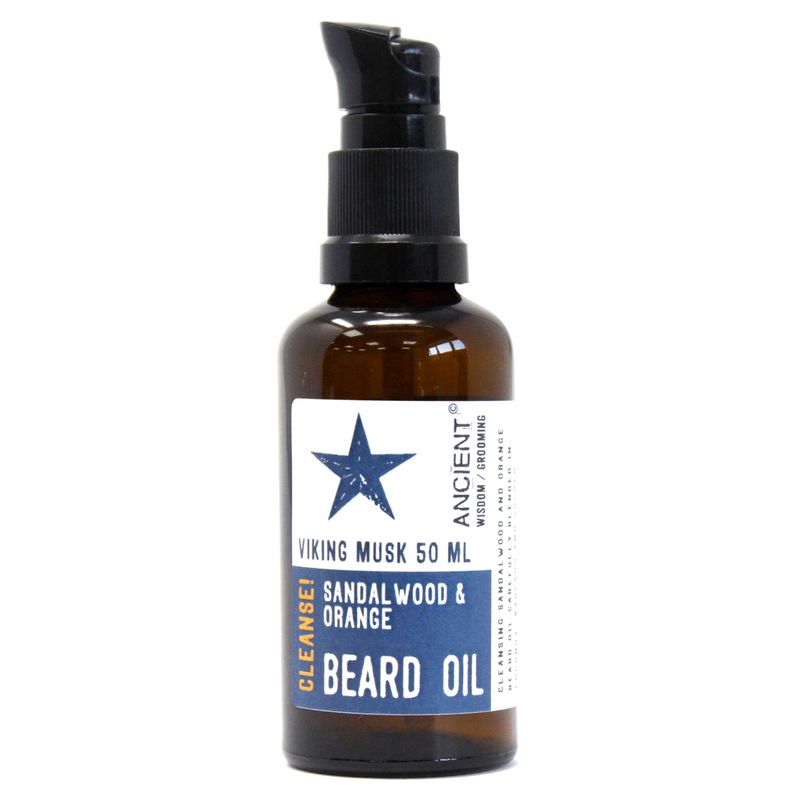 50ml Olej na Vousy - Vikingské Pižmo - Očisti!