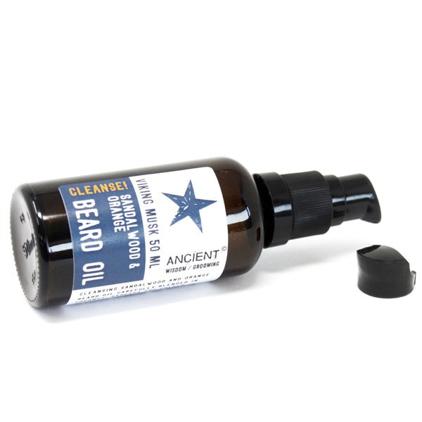 50ml Olej na Vousy - Vikingské Pižmo - Očisti!