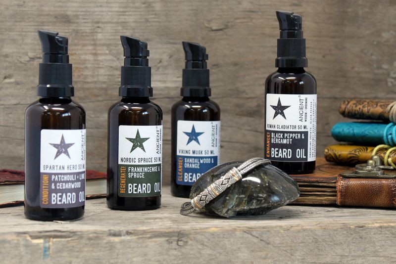 50ml Olej na Vousy - Vikingské Pižmo - Očisti!