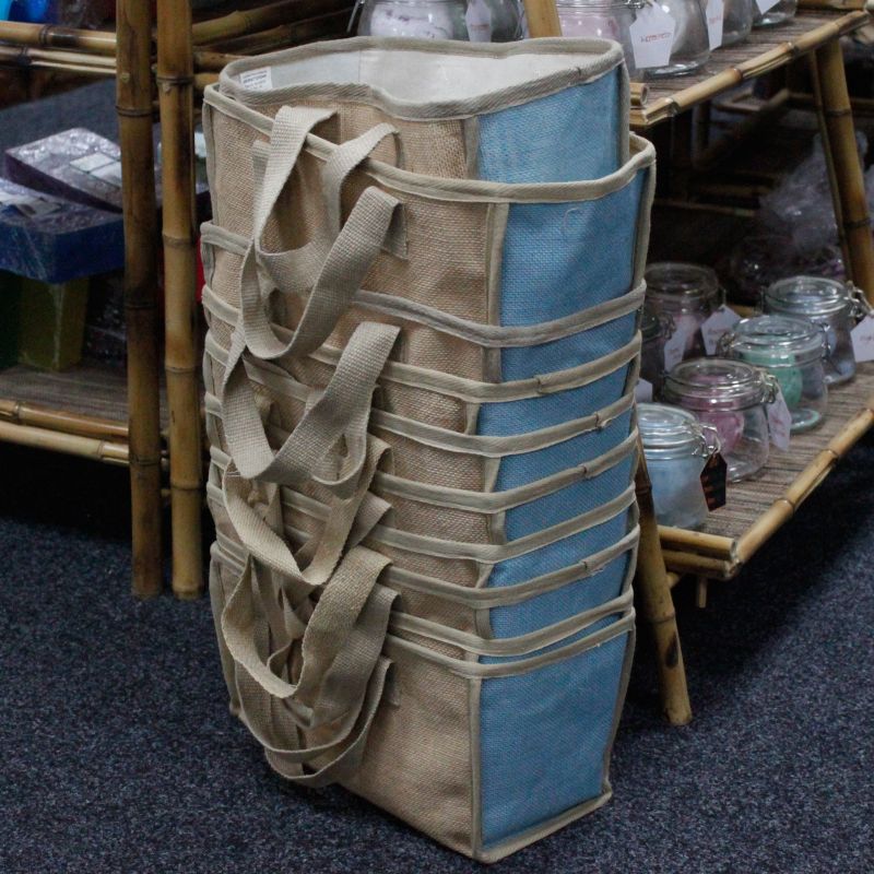 Mini Nákupní Košík - 16x10x12cm - Přírodní