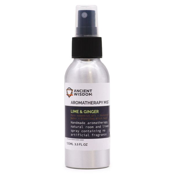 100ml Rozprašovač s Esenciálními Oleji - Limetka & Zázvor