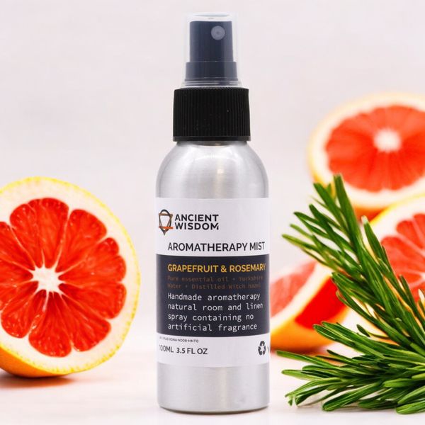 100ml Rozprašovač s Esenciálními Oleji - Grapefruit & Rozmarýn