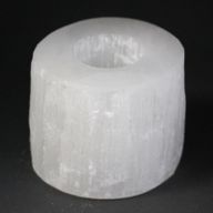 Selenitový Svícen - Válec - 8 cm