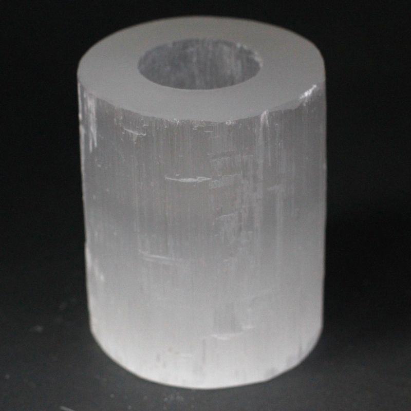 Selenitový Svícen - Válec - 10 cm