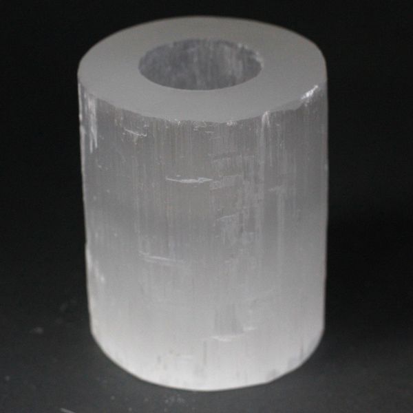 Selenitový Svícen - Válec - 10 cm