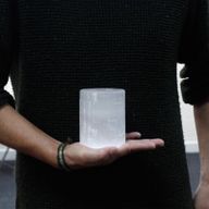 Selenitový Svícen - Válec - 10 cm