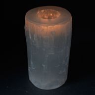 Selenitový Svícen - Válec - 15 cm