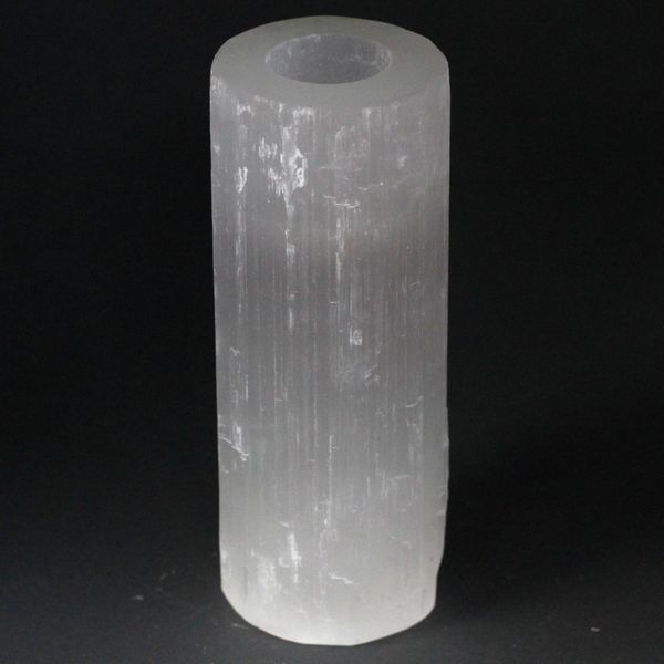 Selenitový Svícen - Válec - 20 cm