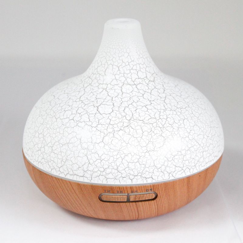 Aroma Difuzér Santorini - Popraskaný Efekt - USB kabel - Měnící se Barvy - Časovač