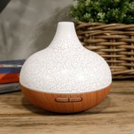 Aroma Difuzér Santorini - Popraskaný Efekt - USB kabel - Měnící se Barvy - Časovač