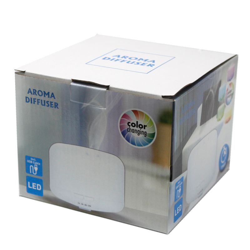 Aroma Difuzér Aarhus - Klasický - USB kabel - Měnící se Barvy - Časovač